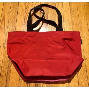 Herve Chapelier Red and Pink Tote